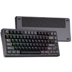 OOCTPK Mechanical Keyboard, Chilkey Slice75 HE Gaming Keyboard Wired, 75% Hall Effect Magnetic Aluminum Keyboard with WS Flux HE Clacky Switch, Rapid Trigger, 8K Polling, RGB Custom, PC/Mac Support