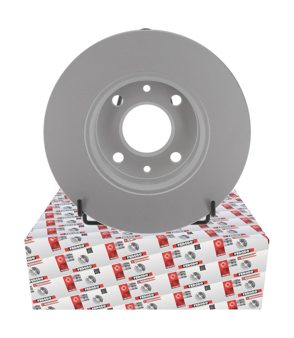 FERODO Brake Disc DDF2218C Rear for ABARTH 500/595 / 695 2008 Onwards | OE Matching Quality | Smooth & Quiet Performance