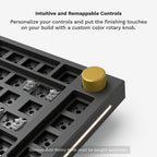 GLORIOUS Gaming GMMK PRO 75% Barebones Black (Frame Only) - Modular Mechanical Gaming Keyboard, TKL Size (75%), 3.3lb Frame, RGB, Fully Customisable, 5-Pin Switch Support