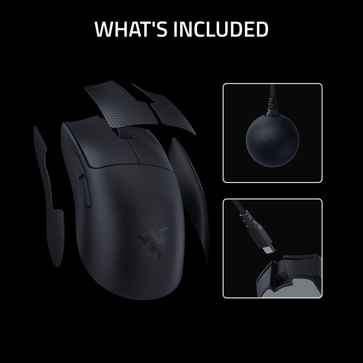 Razer Viper V4 Pro Wireless Esports Gaming Mouse, 49g,180Hr Battery, Black