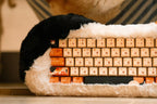 PETBRICK 65 2.4G Wireless Gaming Keyboard 65%, World's First Fluffy, Pettable Custom Mechanical Leaf Spring Keyboard, Switch Between Two Styles Any Time, Odd Eye