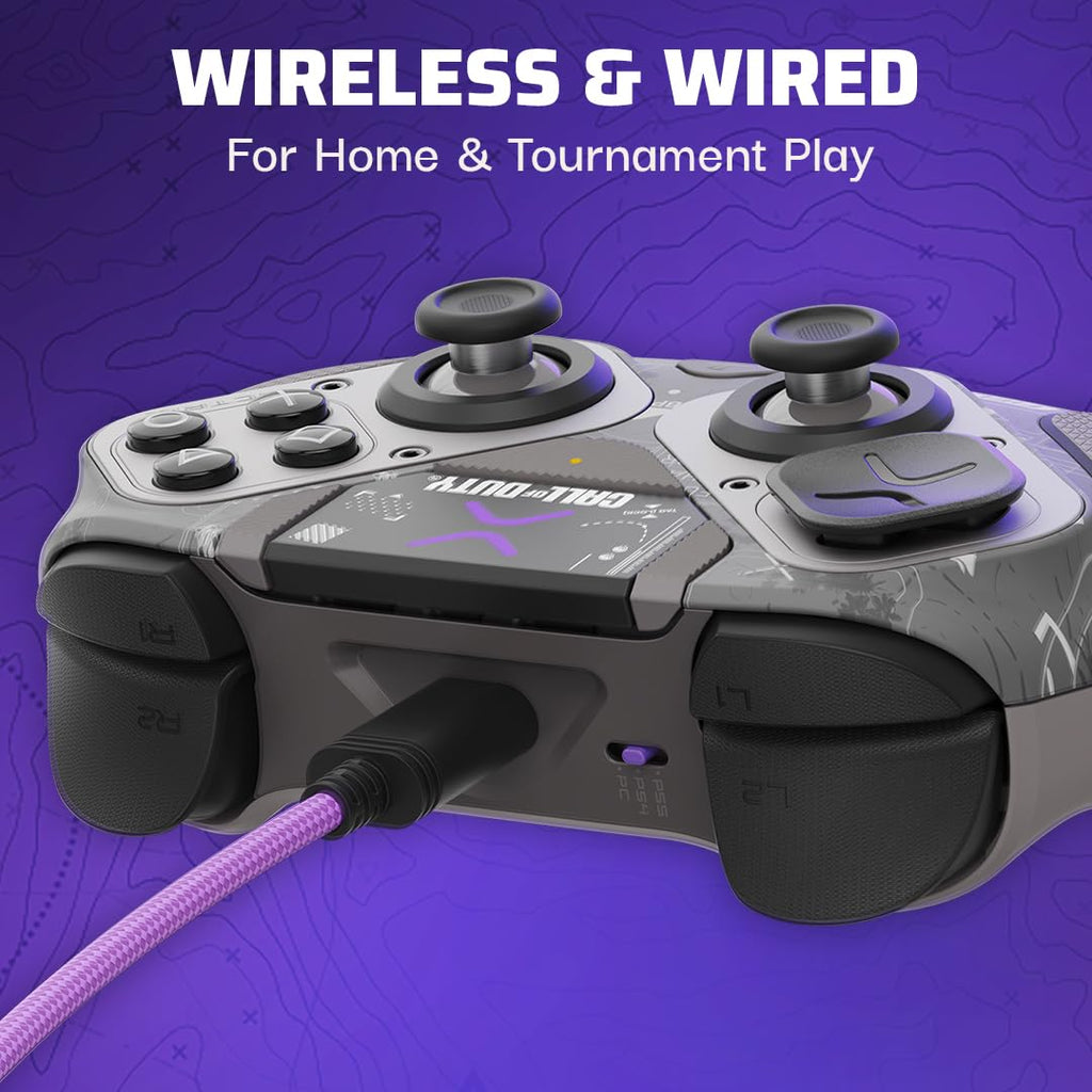 PDP Victrix Pro BFG Wireless Gaming Controller for Playstation 5, PS5/PS4/PC, Modular Esports Gamepad, Remappable Buttons, Customizable Triggers, Paddles, D-Pad, Fightpad, COD Call of Duty: Field Op