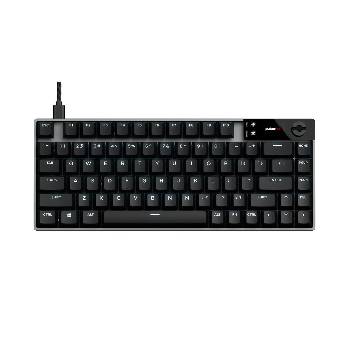 Pulsar Gaming Gears PCMK3HE Gaming Keyboard, 60%, ANSI, White