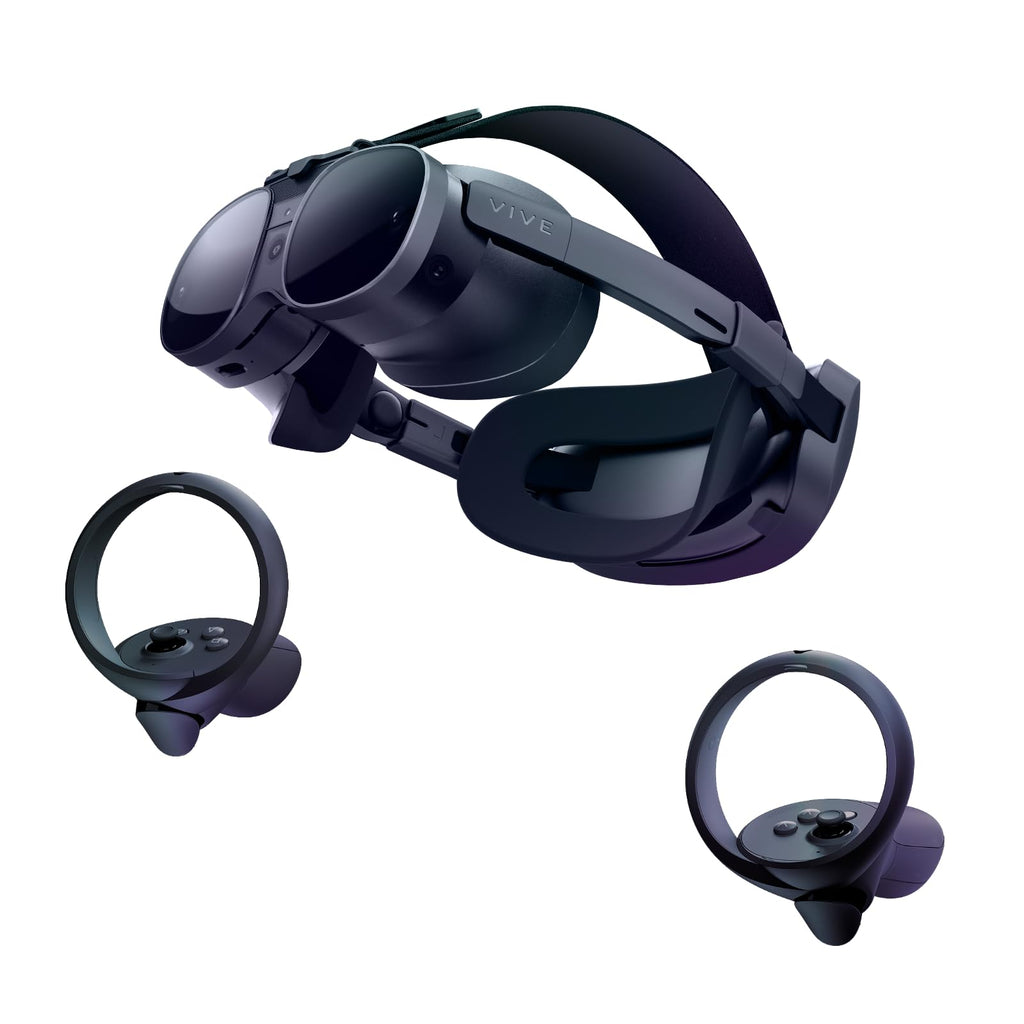 HTC Vive XR Elite with Deluxe Pack — Mixed Reality and PC VR Headset + Controllers