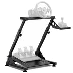 VEVOR Racing Wheel Stand, Heavy-Duty Simulator Cockpit Steering Wheel Stand, Fit Logitech G25, G27, G29, G920, G923, Thrustmaster T300RS, TX F458, T500RS, T3PA-PRO (F1/GT) and CSR Pedals
