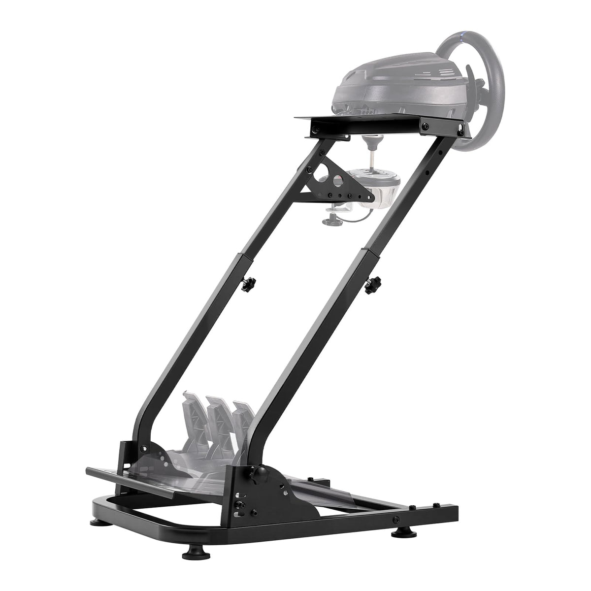 VEVOR Racing Wheel Stand, Heavy-Duty Simulator Cockpit Steering Wheel Stand, Fit Logitech G25, G27, G29, G920, G923, Thrustmaster T300RS, TX F458, T500RS, T3PA-PRO (F1/GT) and CSR Pedals