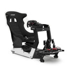 Extreme Simracing Chassis 4.0 – Adjustable Racing Simulator Cockpit | Compatible with Logitech, Thrustmaster, Fanatec, Simagic, Moza, Simucube & Others | Sturdy Steel Frame, Ergonomic Driving Position, Universal Seat Mount (White)