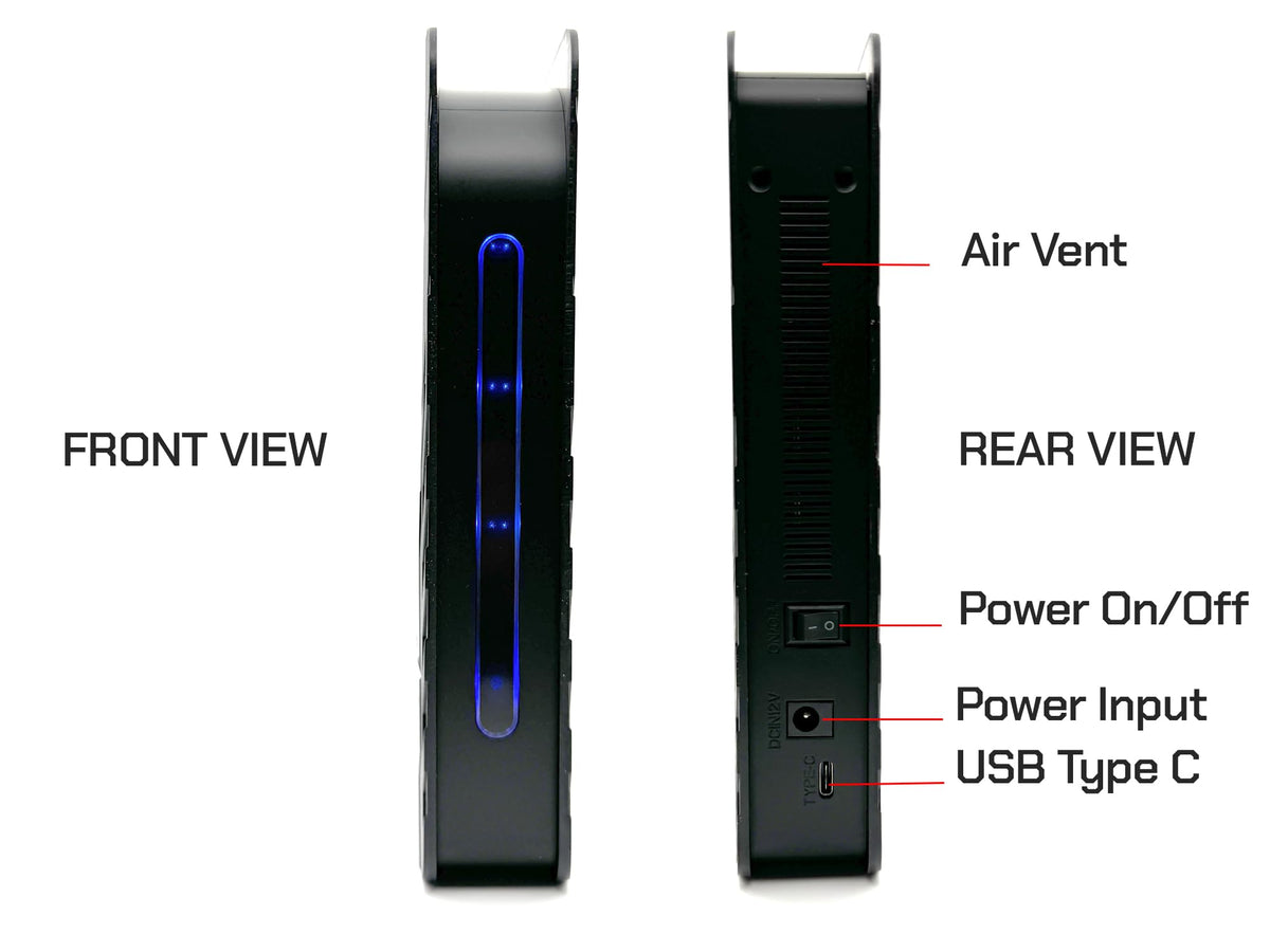 Avolusion PRO-T8 Series 6TB USB 3.0 External Gaming Hard Drive for PS5 Game Console (Black) - 2 Year Warranty (Renewed)