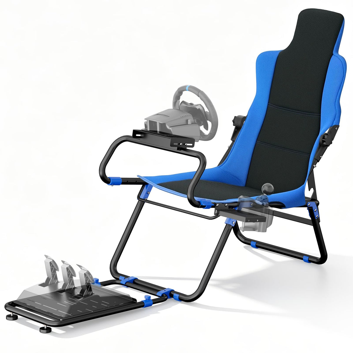 DIWANGUS Foldable Racing Simulator Cockpit with Seat for G29, T300RS, R5