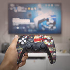 Tatterred Flag Custom PS-5 Controller Wireless for Play-Station 5 Console
