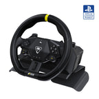 Turtle Beach Racer Wireless Racing Wheel - Licensed for PlayStation 5 Consoles, Works with PC, Bluetooth, Wireless Connectivity, Lap Mount, 30-Hour Battery Life - Black
