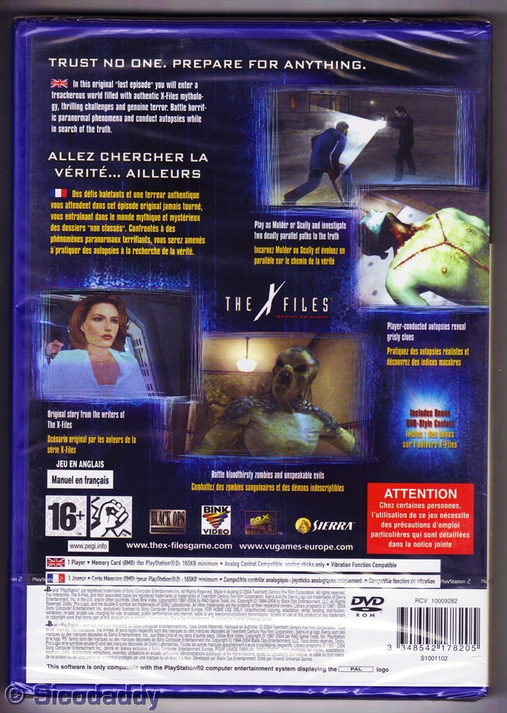 X-Files: Resist Or Serve (PS2)