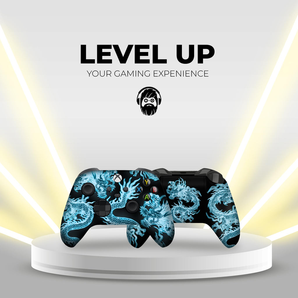 Neon Dragonns Glow Custom X-box Controller Wireless for X-box Series X/S