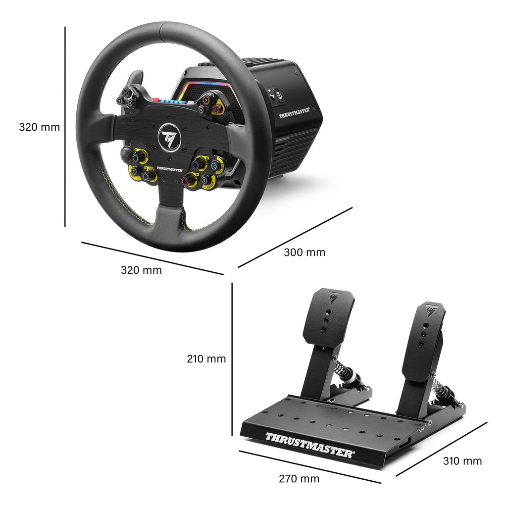 Thrustmaster T818 EVO 32R Direct Drive Racing Wheel with Pedal Set - PC