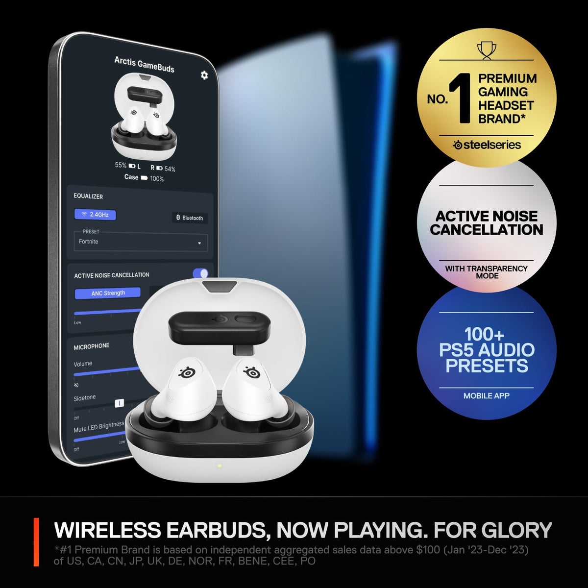SteelSeries Arctis GameBuds - White