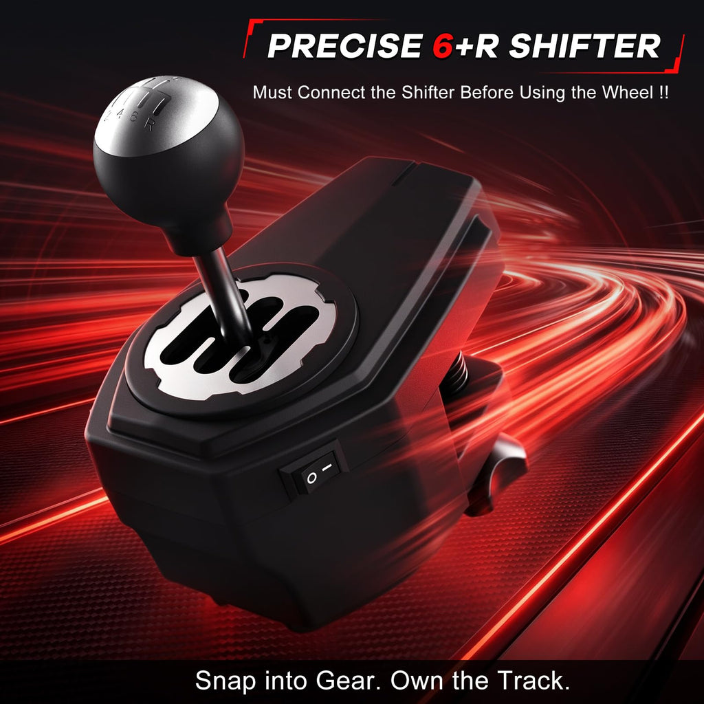 Gamrombo 11in Racing Wheel Set for PS5/PS4/PC