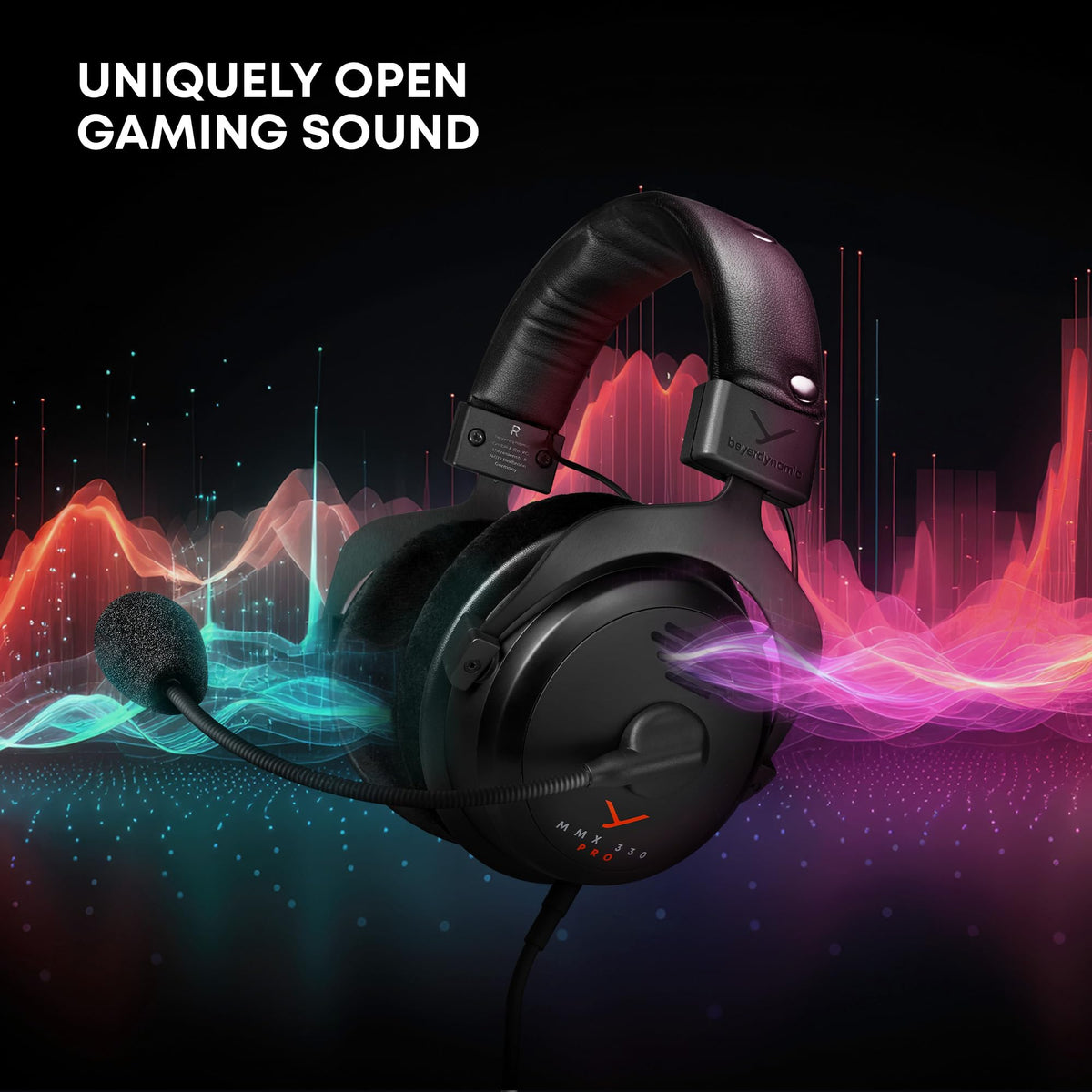 beyerdynamic MMX 330 Pro Wired Open-Back Gaming Headset, Condenser Mic