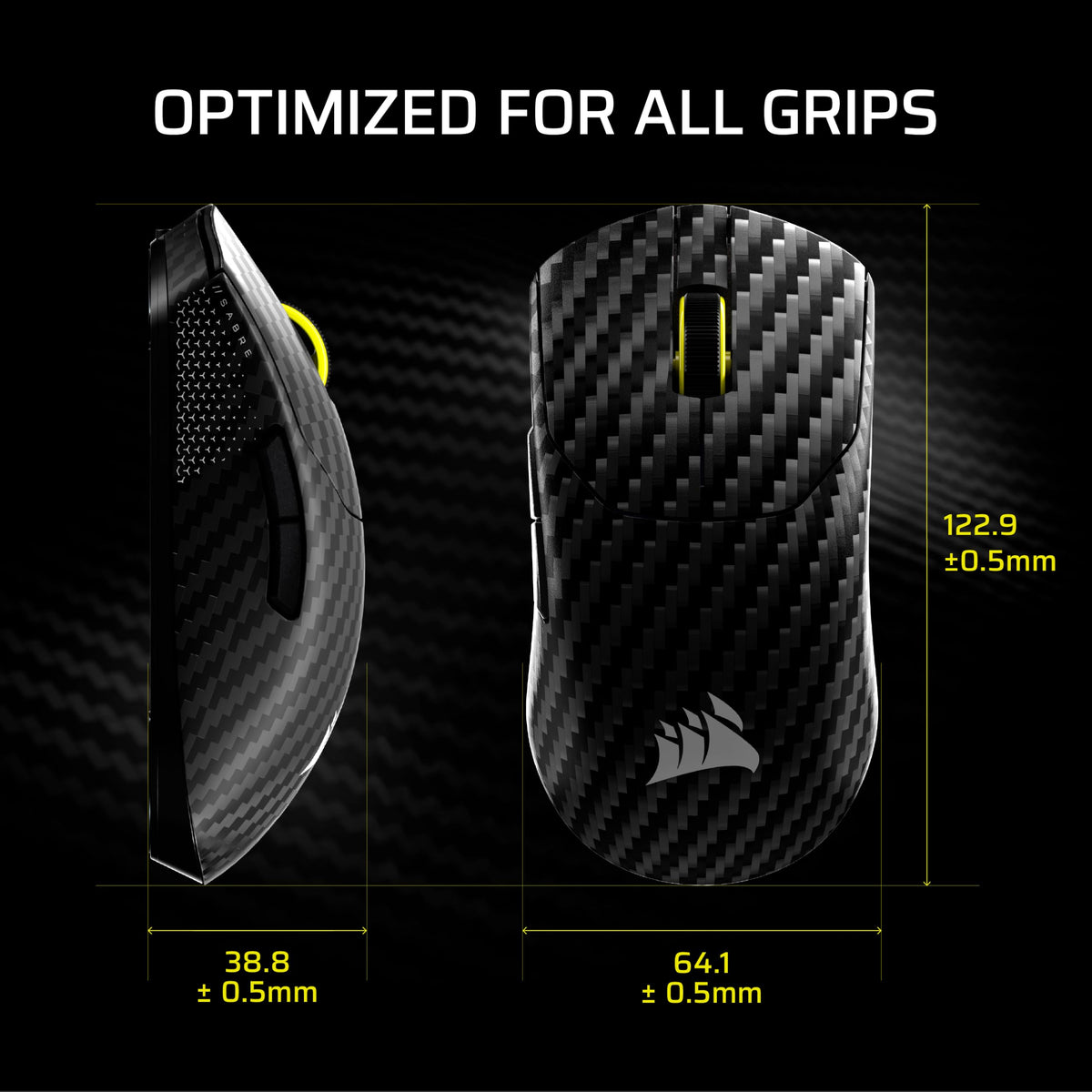 Corsair Sabre v2 PRO Wireless CF FPS Gaming Mouse – Black