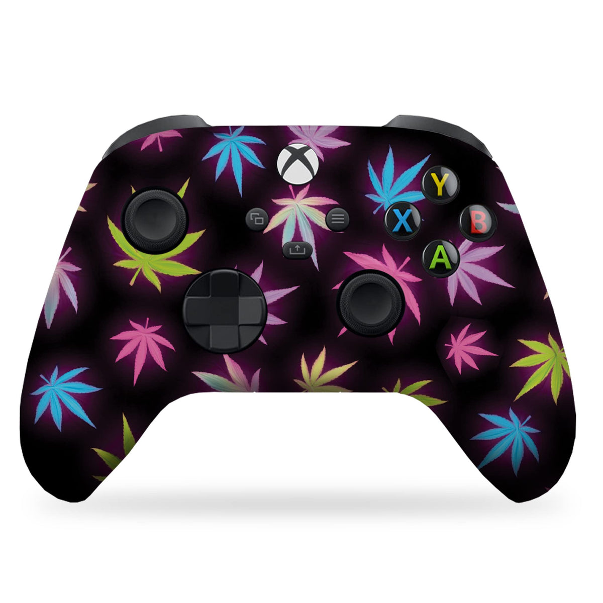 Neon Weed Glow Modded Custom X-box Controller Wireless for X-box Series X/S