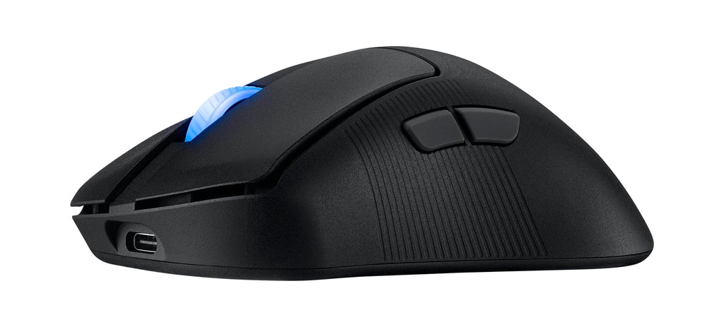 ASUS ROG Keris II Ace Wireless Gaming Mouse – Right-Handed Ergonomic, 54g, Tri-Mode Connectivity, 42K DPI, up to 107Hr Battery, PC/Mac Support - Black