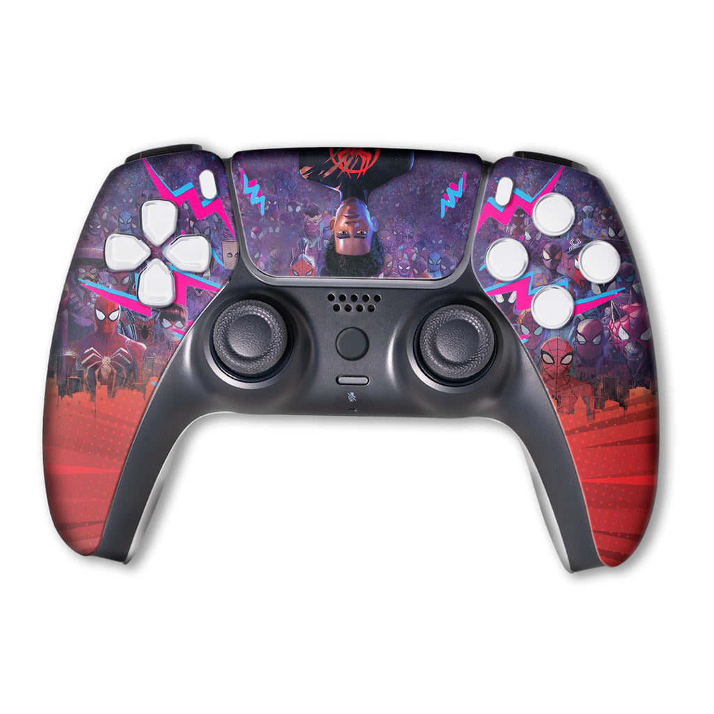 Miles Moraales Spiiderverse Custom PS-5 Controller Wireless