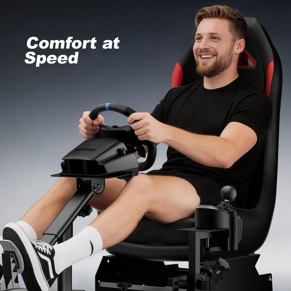 DIWANGUS Stable Racing Simulator Cockpit for Logitech, Thrustmaster, MOZA