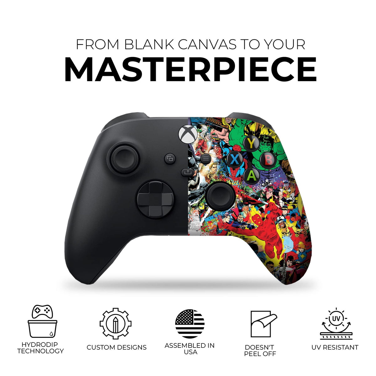 Comiccs Colorful Modded Custom X-box Controller Wireless for Series X/S