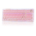 KiiBoom Phantom 98 Crystal Mechanical Gaming Keyboard, Shine Through Keycap
