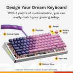 GLORIOUS Gaming - GMMK 3 PRO HE: Wireless Gaming Keyboard Rapid Trigger, Hall Effect, Aluminum Body, 8K Polling Rate, Hotswap MX & Magnetic Switches, Adjustable Actuation, ANSI 75% Tenkeyless (Black)