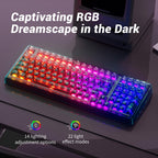 Base99 Wireless Gaming Mechanical Keyboard - Cosmic Violet
