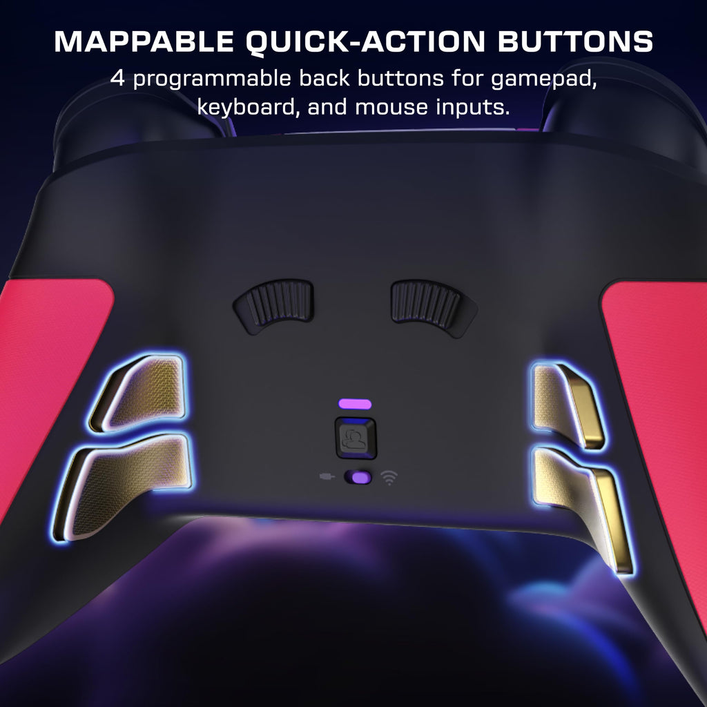 Turtle Beach Victrix Pro BFG Reloaded Wireless Modular PC Controller: Fortnite - Hall-Effect Thumbsticks, Interchangeable Parts, Trackpad, Keyboard & Mouse Emulation - PC, Steam Deck