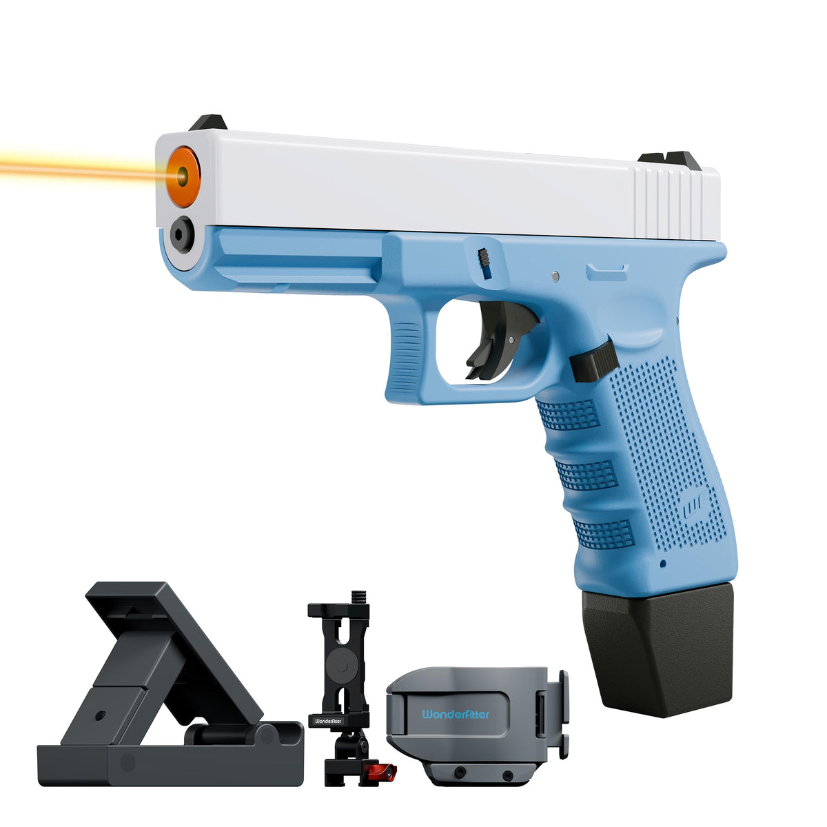WonderFitter M17 3-in-1 SteamVR Pistol Controller, Gunmetal Black