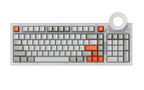 ATM 98 Wireless Custom Silent Mechanical Keyboard, 98 Key Tri-Mode 2.4G Bluetooth Wireless Ergonomic RGB PC Computer Keyboard, Office Accessories, Hotswappable Switch - Night Ink