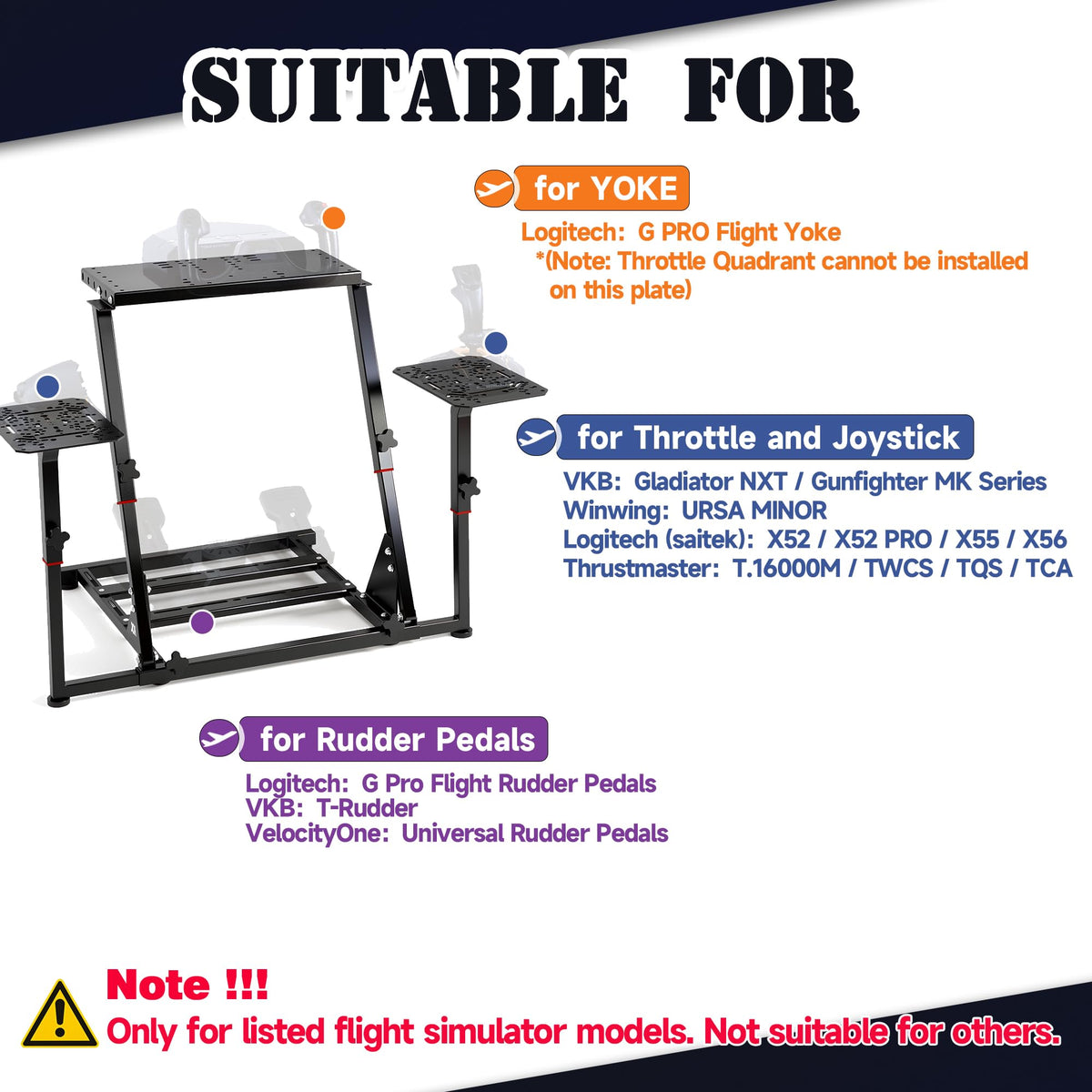XRhinorth Flight Simulation Stand Flight Sim Mount