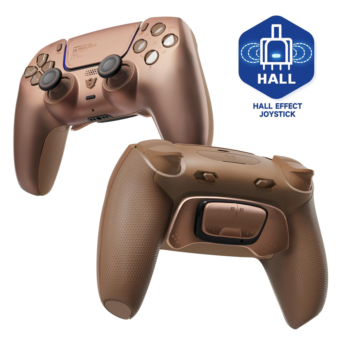 HEXGAMING ULTIMATE PRO Controller Compatible with ps5, Chaos Black