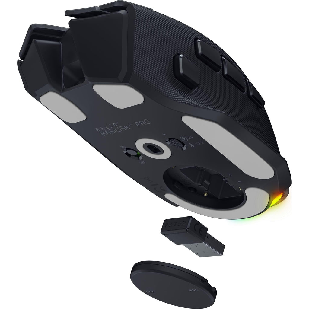 Razer Basilisk V4 Pro Wireless Gaming Mouse, 200 Hr Battery Life, Black