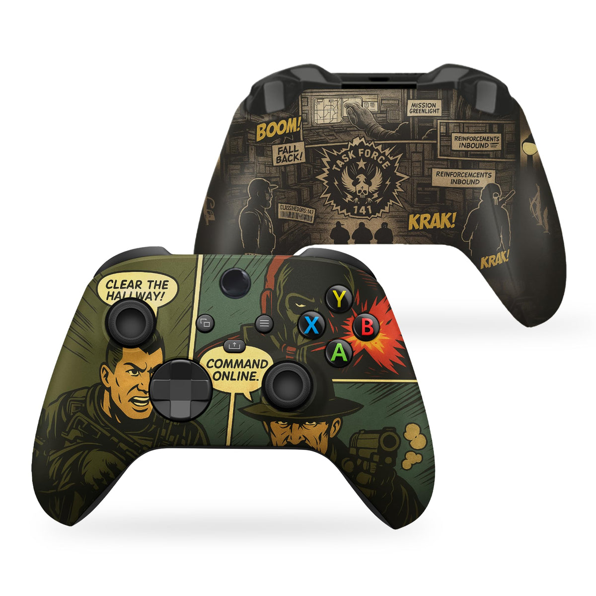 Neon Dragonns Glow Custom X-box Controller Wireless for X-box Series X/S