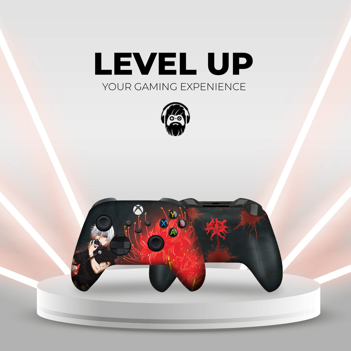 Tokyyo Ghoul Anime Custom X-box Controller Wireless for X-box Series X/S