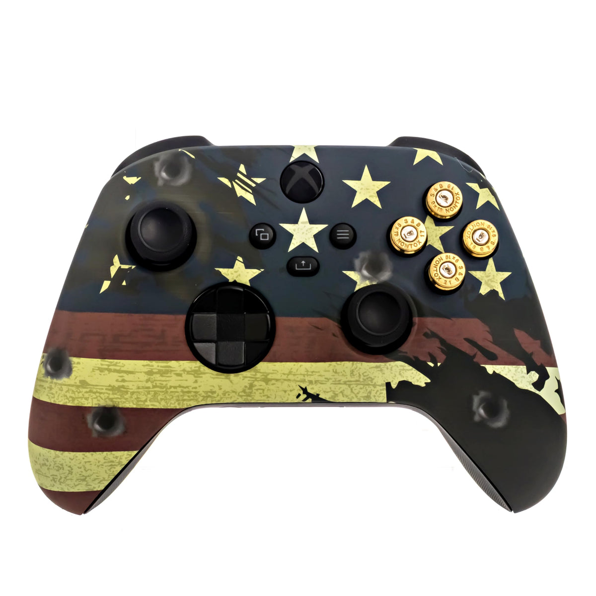 Crazy Controllerz Customz Series Custom Wireless Controller for Xbox One Series X S PC - Sunburst Design
