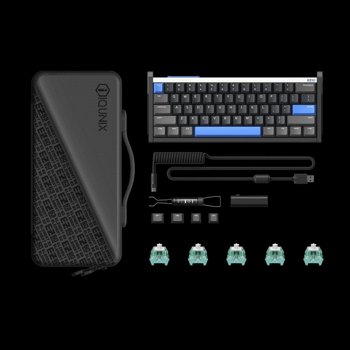 IQUNIX EZ60 Hall Effect Gaming Keyboard 60%