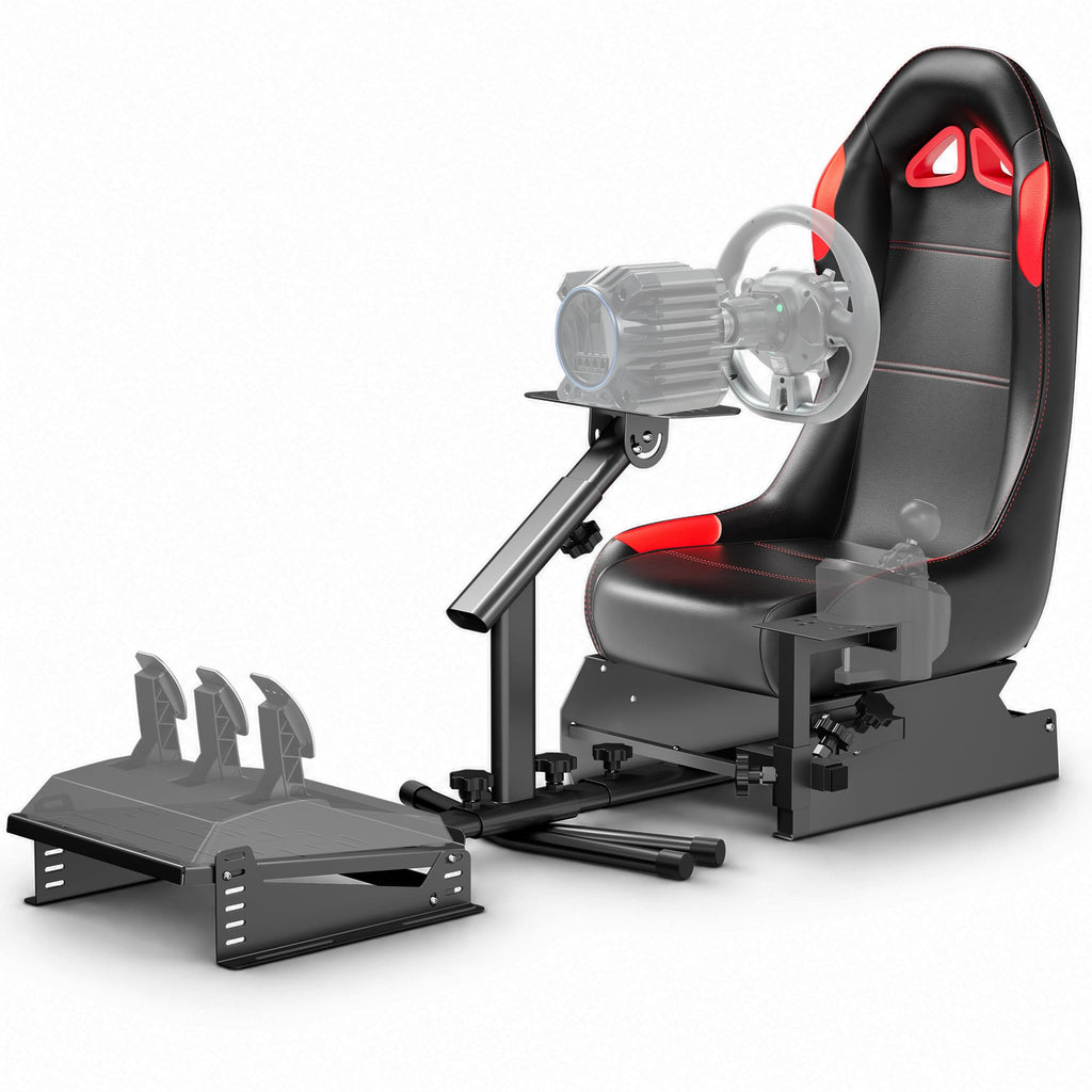 DIWANGUS Stable Racing Simulator Cockpit for Logitech, Thrustmaster, MOZA