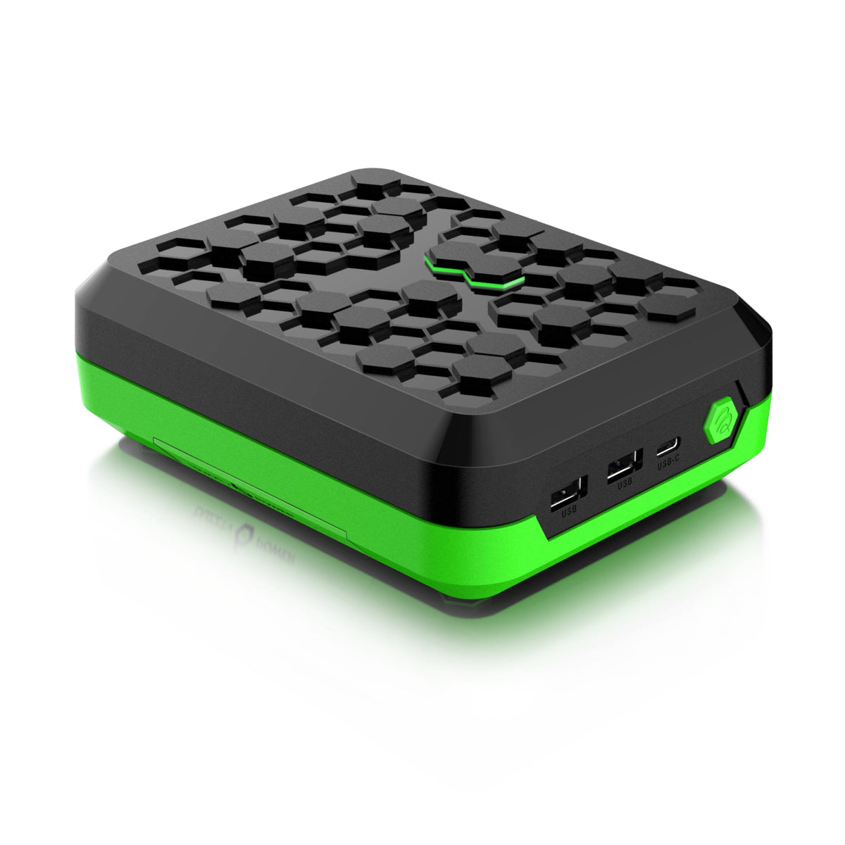 BuzzTV P6 PowerStation Media Hub with 16GB DDR4 RAM, Expandable NVMe Storage, Android 13, Dual Quad-Core Processors, Wireless AX and BT-500 Smart Remote