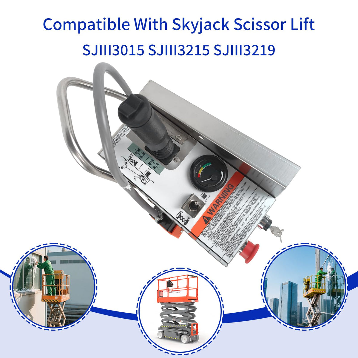 Control Box Assembly 310185 Compatible with Skyjaaaack Scissor Lift SJIII3015 SJIII3215 SJIII3219
