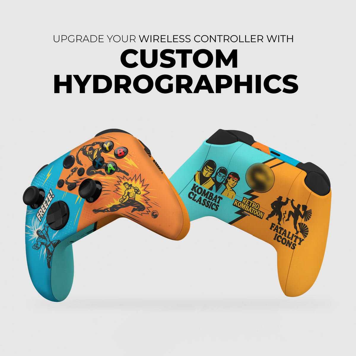 Morrtal Kommbat Retrro Kombattoon Custom X-box Controller Wireless