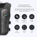 FPS Bundle | TactSuit Pro & TactSleeve for VR & PC Gaming | Sim Racing, Music