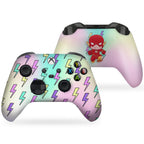 Psychedelic Mushrooms Customised Wireless Controller by BCB. Original X-box Controller Compatible with X-box One/Series X & S Console. Customized with Water Transfer Printing (Not a Skin)