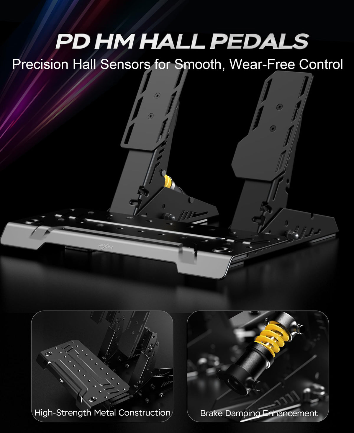PXN VD6 Direct Drive Racing Wheel Bundle, 6Nm Force Feedback, for Windows