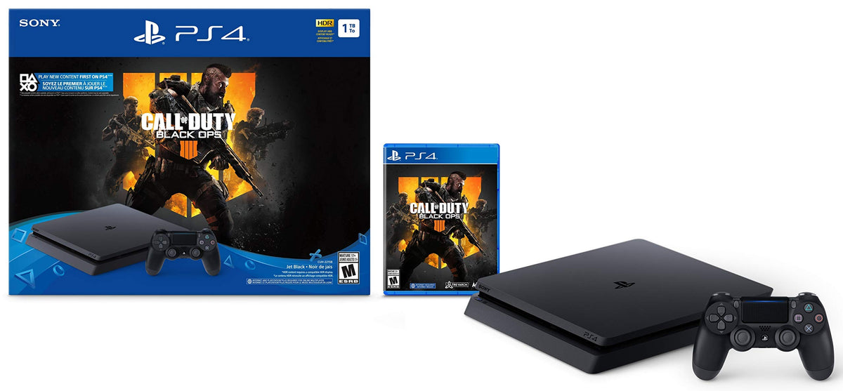PlayStation 4 Slim 1TB Console - Star Wars Battlefront II Bundle [Discontinued] (Renewed)