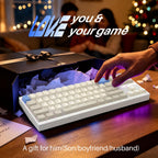 70% Springless TMR Gaming Keyboard,Custom CNC 0.005mm RT Updatable