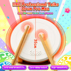 IINE Professional Taiko Drum Controller Pro Max, Taiko Game Controller with 2 Drum Sticks, Drum Controller Compatible With Nintendo Switch/PS4/PS5/PC/NS2